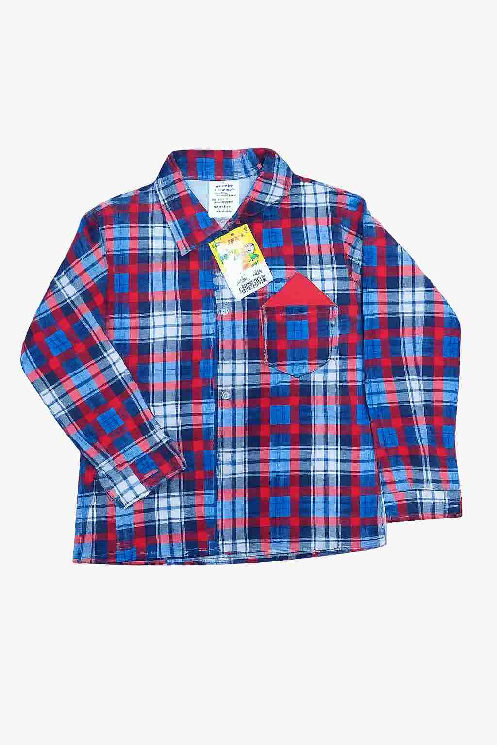 CAMISA JUNINA XADREZ BEBE REF 420